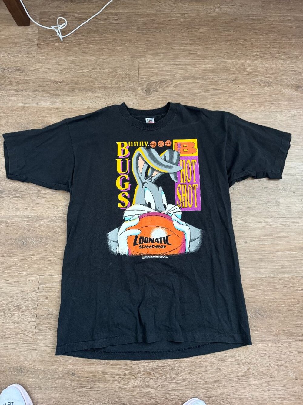 Looney Tunes Men's Black T-shirt